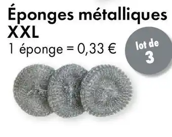 TEDi Éponges métalliques XXL offre