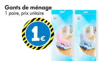 TEDi Gants de ménage offre