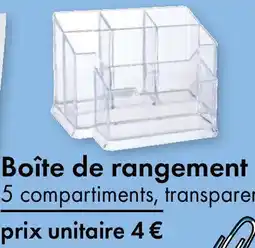 TEDi Boîte de rangement offre