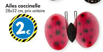 TEDi Ailes coccinelle offre