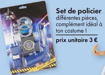 TEDi Set de policier offre