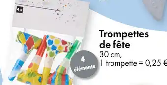 TEDi Trompettes de fête offre