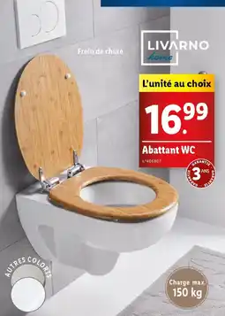 Lidl Livarno home abattant wc offre