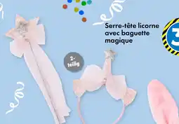 TEDi Serre-tête licorne avec baguette magique offre