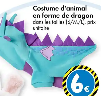 TEDi Costume d'animal en forme de dragon offre