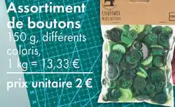 TEDi Assortiment de boutons offre