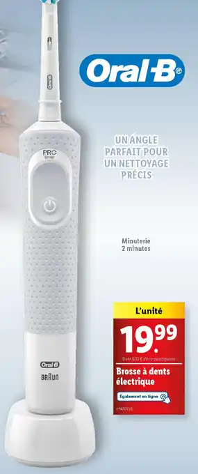 Lidl Oral-b brosse à dents électrique offre