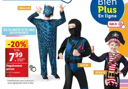 Lidl Déguisement garçon offre