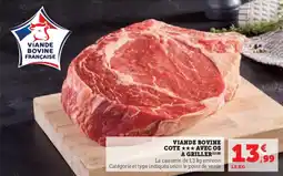 Hyper U Viande bovine cote avec os a griller offre