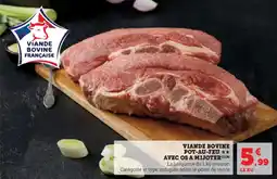 Hyper U Viande bovine pot au feu avec os a mijoter offre