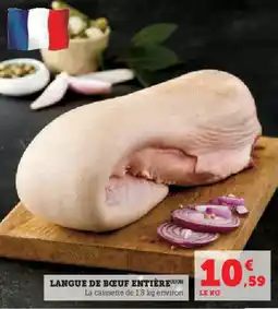 Hyper U Langue de boeuf entiere offre