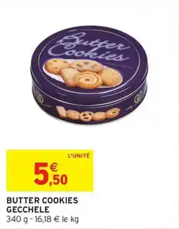 Intermarché Butter cookies gecchele offre