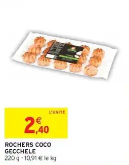 Intermarché Rochers coco gecchele offre