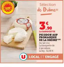 U Express Picodon aop fromagerie de la drôme offre