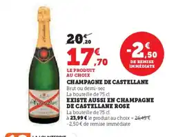 U Express Champagne de castellane offre