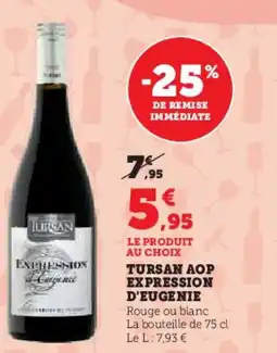 Tursan aop expression d'eugenie