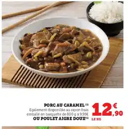 Hyper U Porc au caramel offre