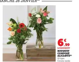 Hyper U Bouquet composé alicante offre