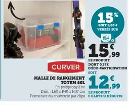 Hyper U Malle de rangement offre