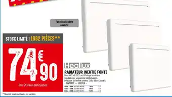 Brico Cash Heallux Radiateur inertie fonte offre