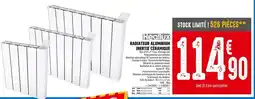 Brico Cash Heallux Radiateur Aluminium Inertie Céramique offre