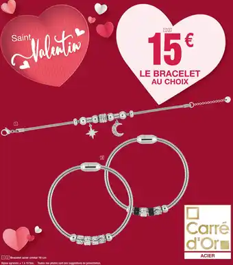 Carrefour Bracelet acier offre