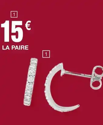 Carrefour Boucles d'oreilles offre