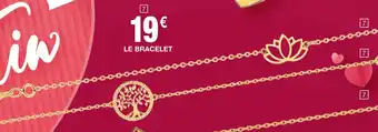 Carrefour Bracelet plaqué or offre