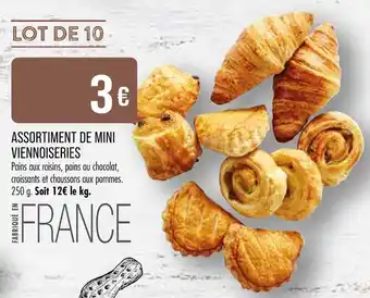 Match Assortiment de mini viennoiseries offre