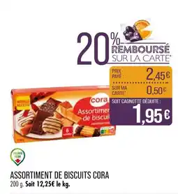 Match CORA Assortiment de biscuits offre