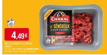 Match CHARAL Prêt à cuisiner Le Généreux offre