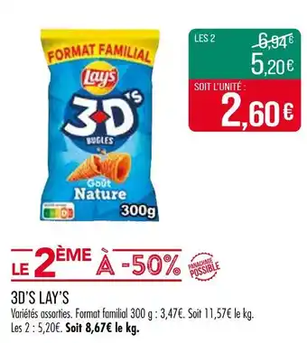 Match 3d’s lay’s offre