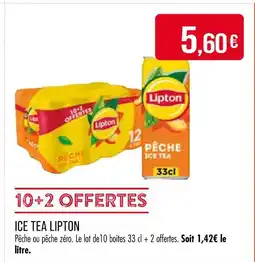 Match LIPTON Ice tea offre