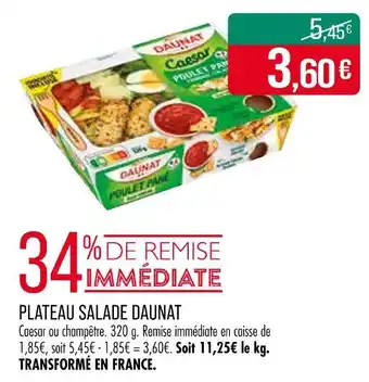 Match DAUNAT Plateau salade offre