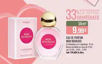 Match BOURJOIS EAU DE PARFUM MON BOURJOIS offre