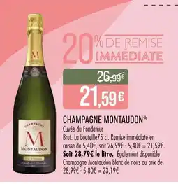 Match Montaudon Champagne offre