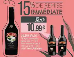 Match BAILEYS Liqueur offre