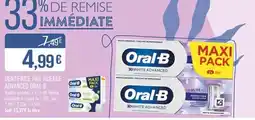 Match Oral-B Dentifrice Pro-Science Advanced Oral-B offre