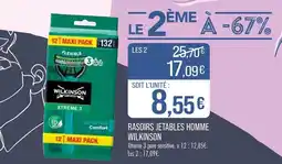 Match WILKINSON Rasoirs jetables homme offre