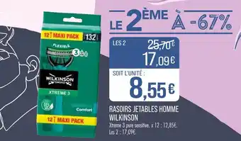 Match WILKINSON Rasoirs jetables homme offre