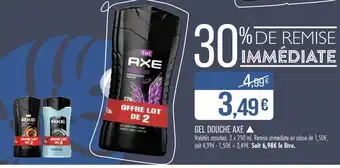 Match AXE Gel douche offre