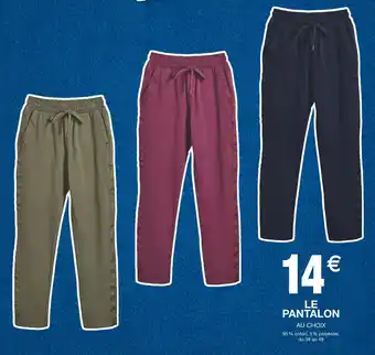 Carrefour Le pantalon offre