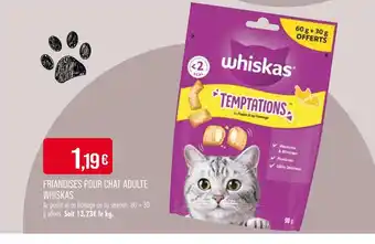 Match WHISKAS Friandises pour chat adulte offre