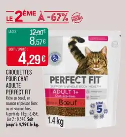 Match PERFECT FIT Croquettes pour chat adulte Perfect Fit offre