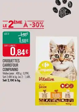 Match Carrefour Companino Croquettes offre