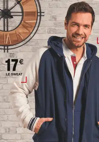 Carrefour Sweat à capuche offre