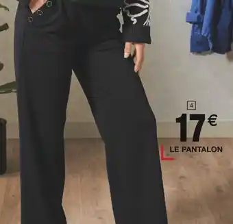 Carrefour Pantalon poche boutons offre