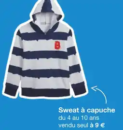 Carrefour Sweat à capuche offre