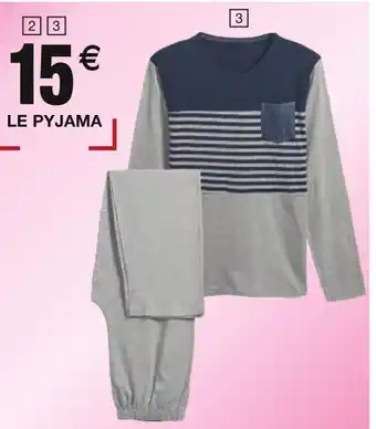 Carrefour Le pyjama offre