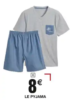 Carrefour Pyjama court homme offre